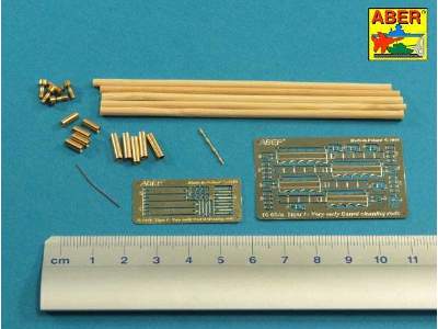 Barrel cleaning rods with brackets for Tiger I very early model  - image 2