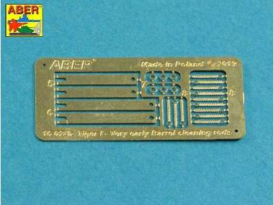 Barrel cleaning rods with brackets for Tiger I very early model  - image 5