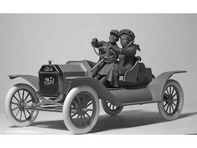 American Sport Car Drivers (1910s) (1 male, 1 female figures) - image 8