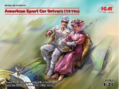 American Sport Car Drivers (1910s) (1 male, 1 female figures) - image 12