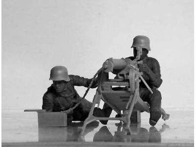 WWII German MG08 MG Team - 2 figures - image 4