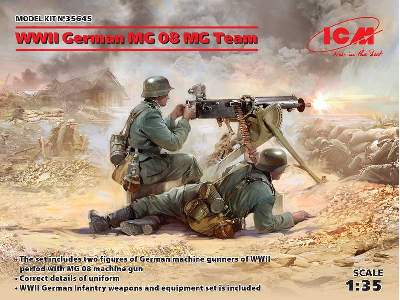 WWII German MG08 MG Team - 2 figures - image 13