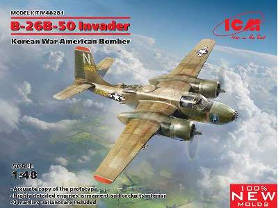 B-26B-50 Invader, Korean War American Bomber - image 21