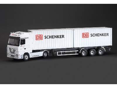 Actros with 2x20' Containers Trailer Schenker - image 1