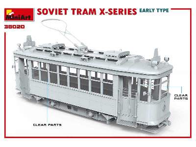 Soviet Tram X-series. Early Type - image 2