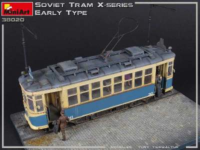 MiniArt 38020 WWII Period Soviet Tram "X" Series Early Type Plastic Model 1:35 