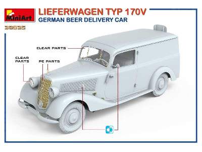 Lieferwagen Mercedes-Benz 170V German Beer Delivery Car - image 21