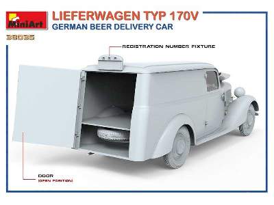 Lieferwagen Mercedes-Benz 170V German Beer Delivery Car - image 24