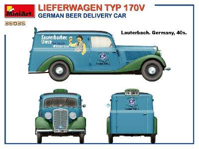 Lieferwagen Mercedes-Benz 170V German Beer Delivery Car - image 45