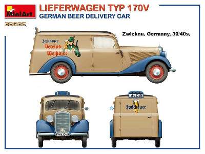 Lieferwagen Mercedes-Benz 170V German Beer Delivery Car - image 46