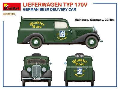 Lieferwagen Mercedes-Benz 170V German Beer Delivery Car - image 47