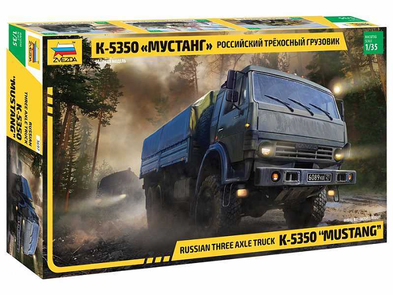 Russian three axle truck K-5350 MUSTANG - image 1