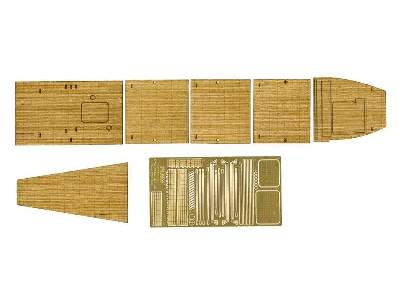 Wood Deck Seal For IJN Aircraft Carrier Kaga Triple Flight Deck - image 1