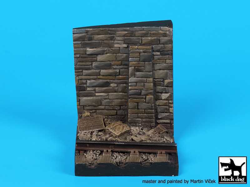 Wall With Rail Base (55x55 mm) - image 1