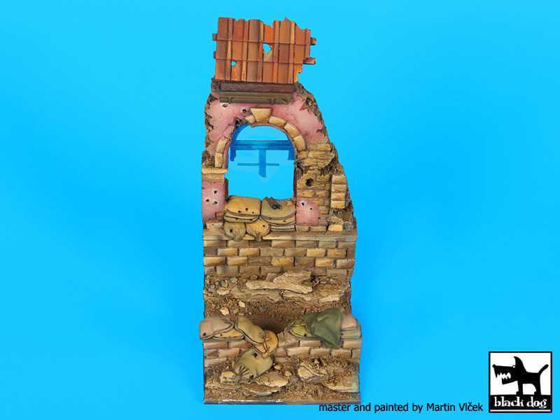 House Ruin Italy 1944 Base (75x75 mm) - image 1