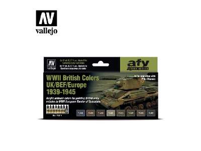 71614 WWii British Colors Uk/Bef/Europe 1939-1945 Set - image 1