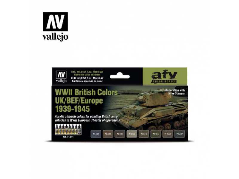 71614 WWii British Colors Uk/Bef/Europe 1939-1945 Set - image 1