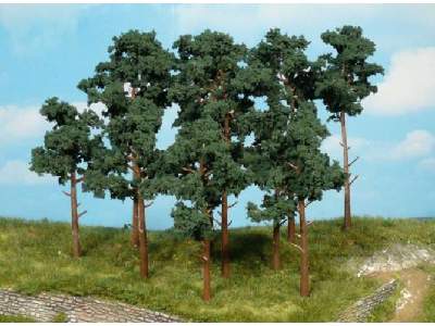 Trees - pines - 10-16 cm - 14 pcs. - image 1