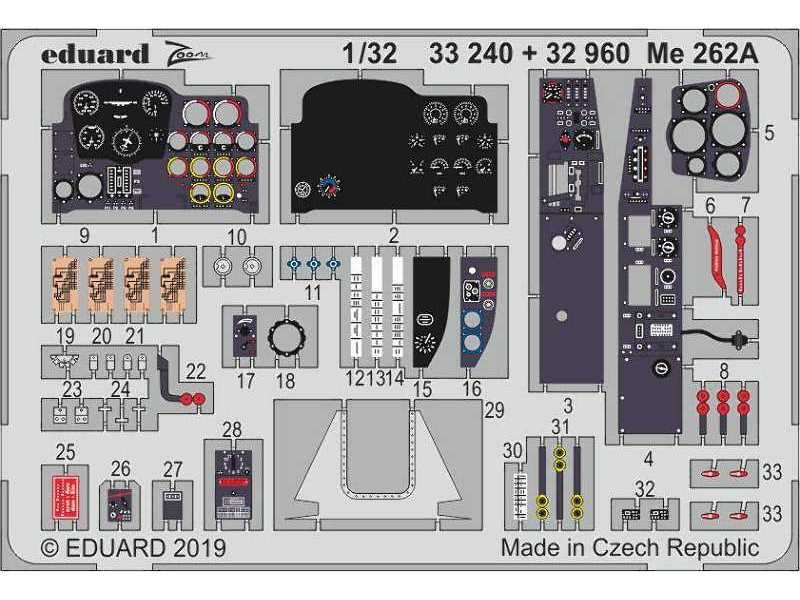 Me 262A interior 1/32 - Revell - image 1