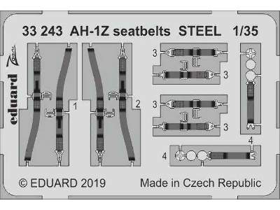 AH-1Z seatbelts STEEL 1/35 - image 1