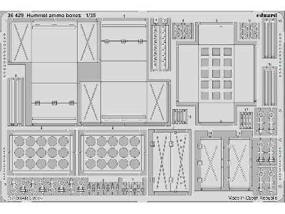 Hummel ammo boxes 1/35 - Tamiya - image 1