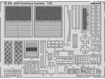 2S35 Koalitsiya howitzer 1/35 - Zvezda - image 1