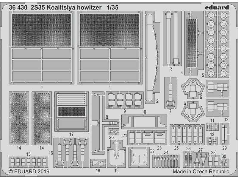 2S35 Koalitsiya howitzer 1/35 - Zvezda - image 1