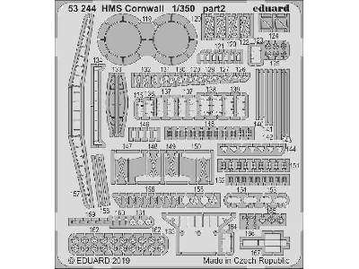 HMS Cornwall 1/350 - Trumpeter - image 2