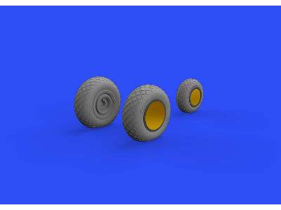 P-38F/ G wheels 1/48 - Tamiya - image 2