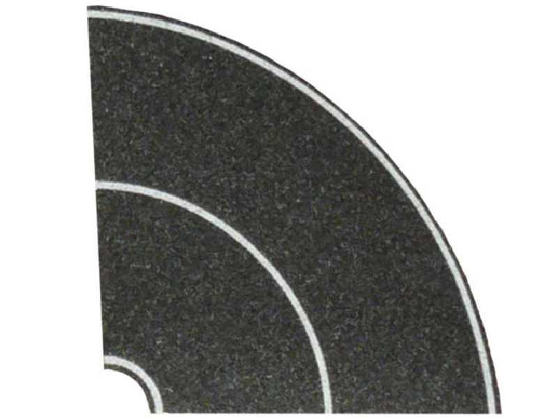 Curves asphalt - 4 pcs. - image 1