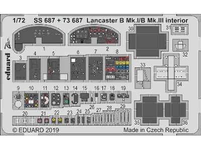 Lancaster B Mk. I/B Mk. III interior 1/72 - image 1