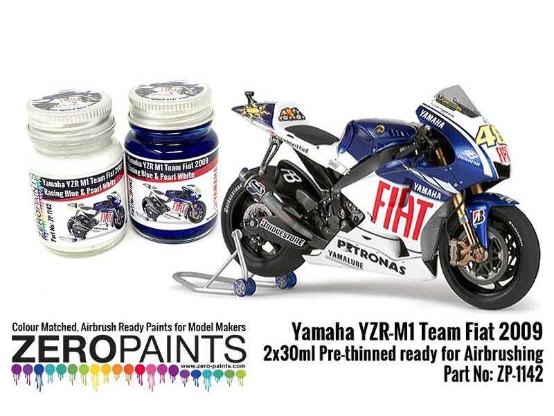 1142 Yamaha Yzr-m1 Team Fiat 2009 Set - image 1