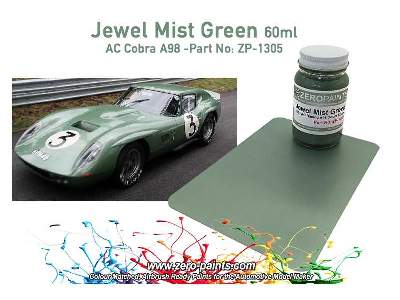 1305 Ac Cobra Coupe A98 Le Mans 1964 Jewel Mist Green - image 1