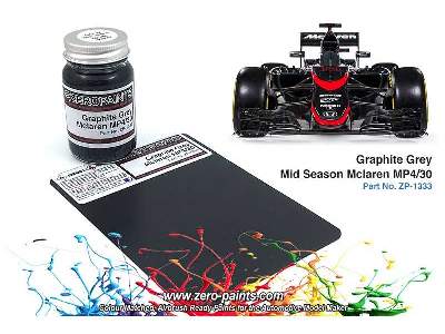 1333 Mclaren Mp4/30 Graphite Grey Mid Season - image 1