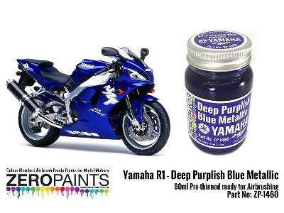 1460 Yamaha R1-r6 Deep Purplish Blue Metallic - image 1