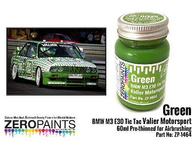 1464 Green Bmw M3 E30 Tic Tac Valier Motorsport - image 1