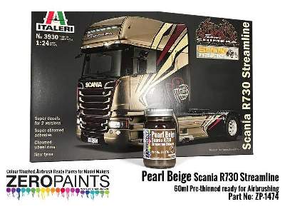 1474 Pearl Beige (Scania R730 Streamline Chimera) - image 2