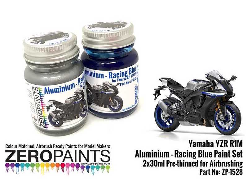 1528 Yamaha Yzr R1m - Aluminium And Racing Blue Set - image 1