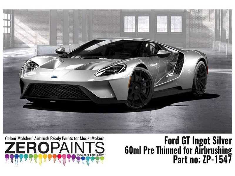 1547 Ford Gt Ingot Silver - image 1