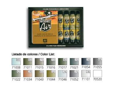 Model Air Color Set - RLM Colours - 16 units - image 1
