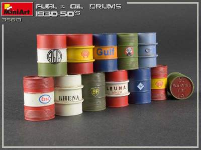 Fuel &#038; Oil Drums 1930-50s - image 8