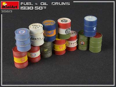 Fuel &#038; Oil Drums 1930-50s - image 11