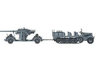 Sd.Kfz.7 8(t) Halftrack + 88mm FlaK 36/37 - image 2