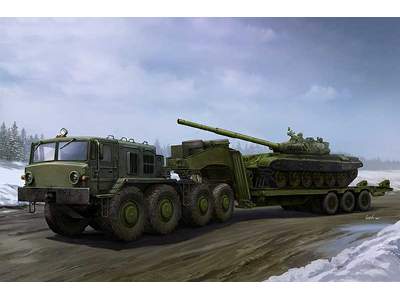 Maz-537g Late Production Type With Chmzap-9990 Semi-trailer - image 1