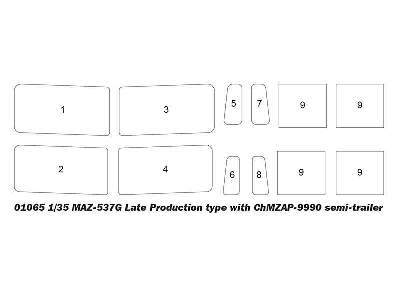 Maz-537g Late Production Type With Chmzap-9990 Semi-trailer - image 4