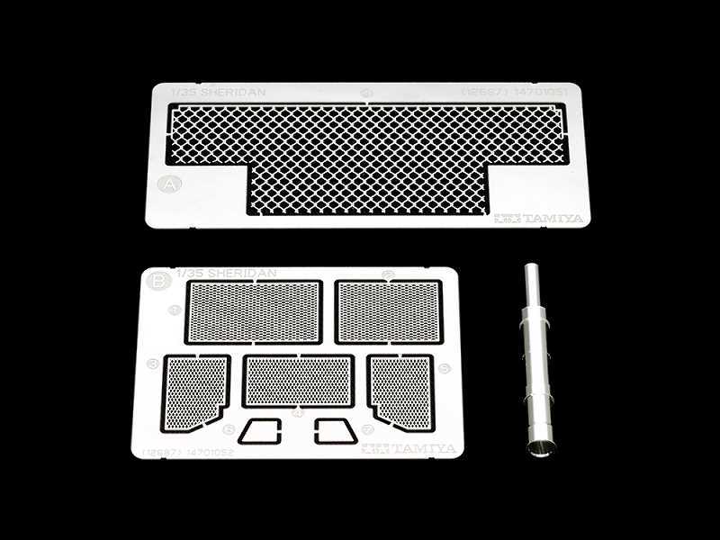 U.S. M551 Sheridan Photo-Etched Parts & Metal Gun Barrel Set - image 1