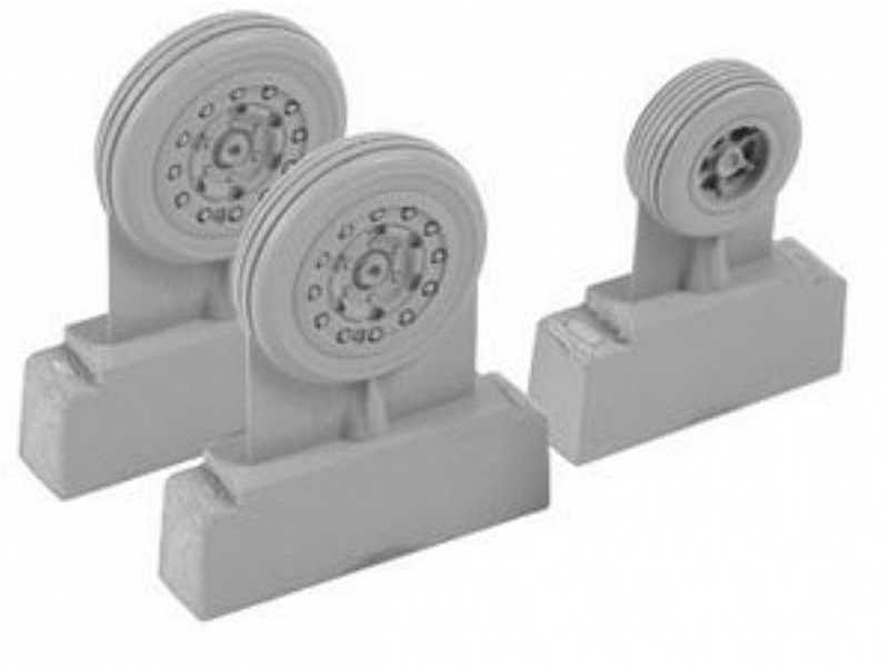 Hawker Hunter F.6 Wheels (Koła) For Airfix - image 1