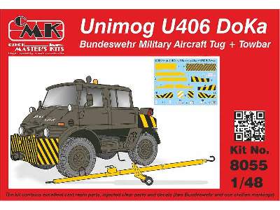 Unimog U406 Doka Bundeswehr Military Aircraft Tug + Towbar - image 1