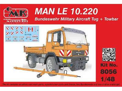 Man Le 10.220 Bundeswehr Military Aircraft Tug + Towbar - image 1