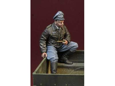 WWii Luftwaffe Fighter Pilot Sitting - image 1